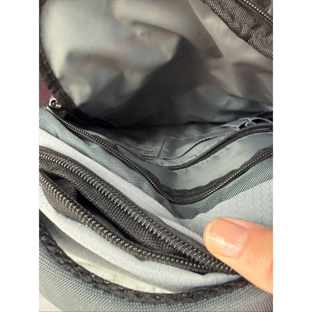 Swiss Tech Unisex Adult Banded Backpack Grey Orange New with Tags - Picture 10 of 12